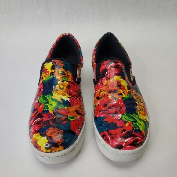 Wild Pair Shoe Alondra Women Size 8.5 Fashion Sneakers Multicolor Floral Slip-On - Picture 3 of 12